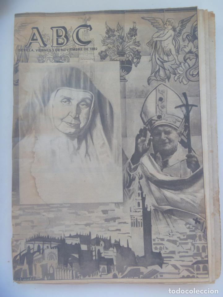 Coleccionismo de Revistas y Peri&oacute;dicos: ABC , 5 NOVIEMBRE 1982 : VISITA DEL PAPA JUAN PABLO II Y BEATIFICACION DE SOR ANGELA DE LA CRUZ