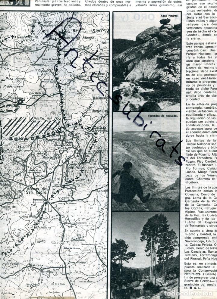 Coleccionismo de Revistas y Peri&oacute;dicos: REVISTA 1975 SIERRA DE GREDOS ROQUEDAL HERALDICA ESCUDOS ROBLES JAEN CERRADA VALENCIA GORRIZ SILVA