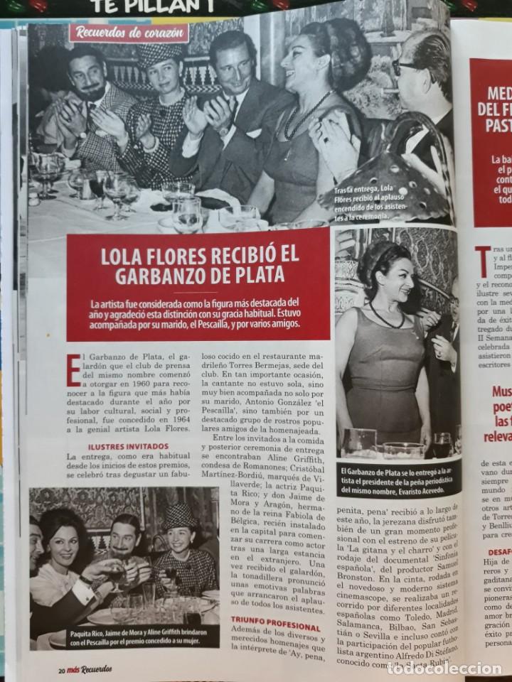 Coleccionismo de revistas y peri&oacute;dicos: lola flores jaime de mora y aragon