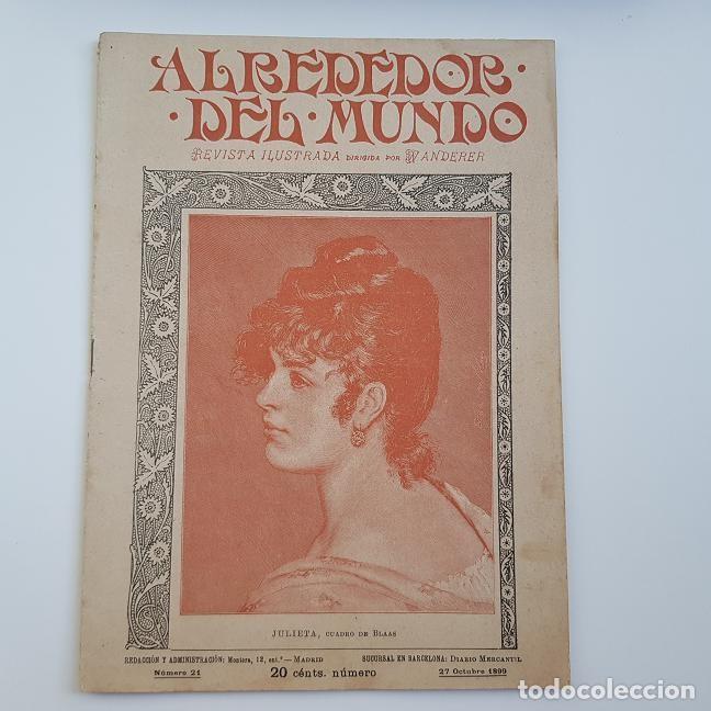 Coleccionismo de Revistas y Peri&oacute;dicos: ALREDEDOR DEL MUNDO, REVISTA ILUSTRADA, N&ordm; 21, 27 OCTUBRE 1899,TALAVERA SIN CACHARROS NI SEDAS