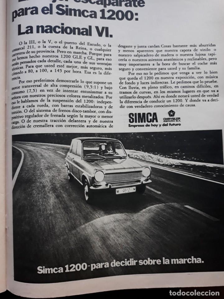 Collezionismo di Riviste e Giornali: ANUNCIO simca 1200