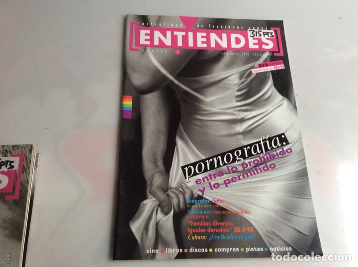 Coleccionismo de revistas y peri&oacute;dicos: ENTIENDES N&ordm; 52 ACTUALIDAD DE LESBIANAS Y GAYS ( REVISTAS GAY A&Ntilde;OS 90 )
