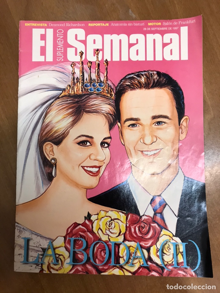 Coleccionismo de revistas y peri&oacute;dicos: El Semanal - Boda real