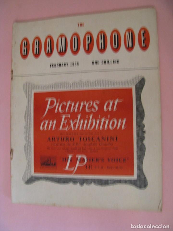 Colecionismo de Revistas e Jornais: REVISTA GRAMOPHONE. REINO UNIDO. FEBRERO 1955.