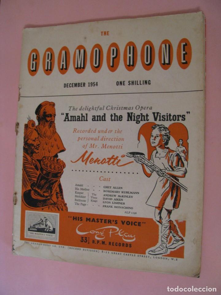 Collection Magazines and Newspapers: REVISTA GRAMOPHONE. REINO UNIDO. DICIEMBRE 1954.