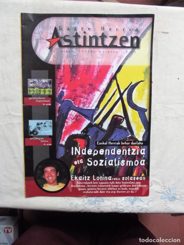 Coleccionismo de Revistas y Peri&oacute;dicos: GAZTE HERRIA ASTINTZEN 06 ALEA 2002KO MAIATZA