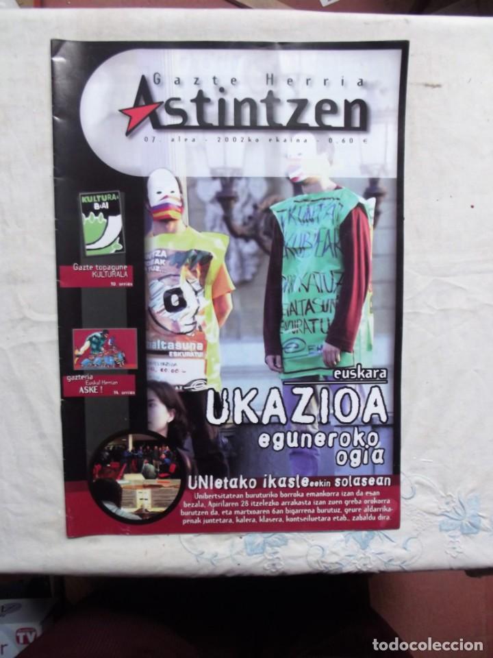 Coleccionismo de Revistas y Peri&oacute;dicos: GAZTE HERRIA ASTINTZEN 07 ALEA 2002KO EKAINA