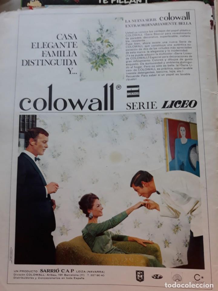 Collectionnisme de Revues et Journaux: anuncio papel pintado plastico decorativo colowall