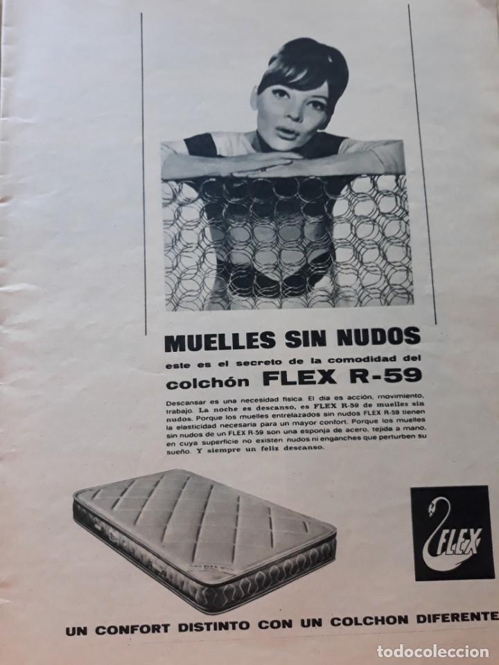 Coleccionismo de revistas y peri&oacute;dicos: anuncio colchon flex - Foto 1