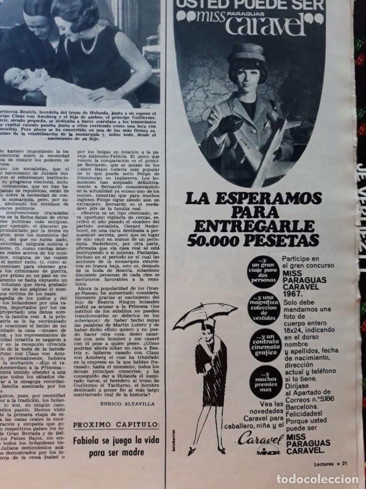 Collectionnisme de Revues et Journaux: BEATRIZ DE HOLANDA LA FAMILIA REAL DE LOS PAISES BAJOS paraguas miss caravel