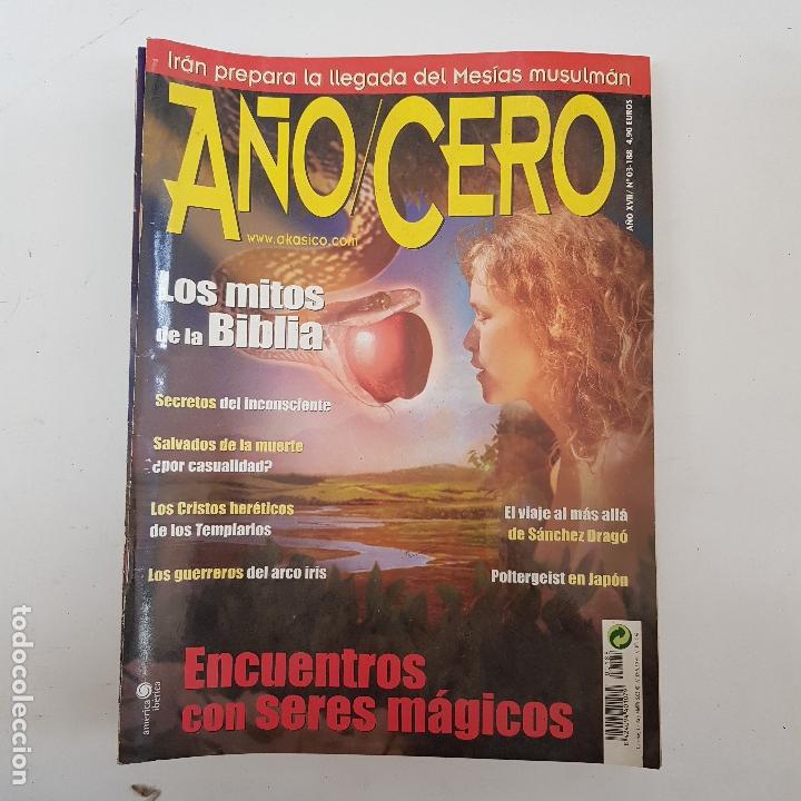 Coleccionismo de Revistas y Peri&oacute;dicos: Revista A&ntilde;o Cero. A&ntilde;o XVIII. Encuentros con seres m&aacute;gicos. Mitos de la biblia. N&ordm; 03-88. Tdkr65