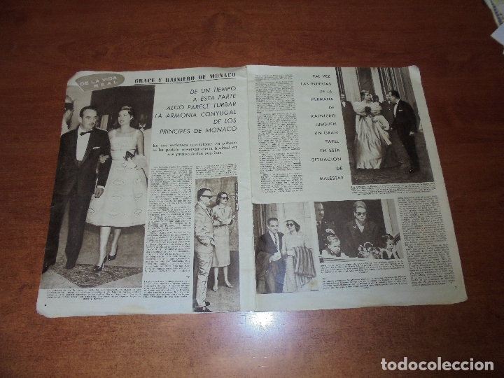 Sammeln von Zeitschriften und Zeitungen: RETAL 1961: GRACE Y RAINIERO DE M&Oacute;NACO. PUBLICIDAD CREMA FAMOS.