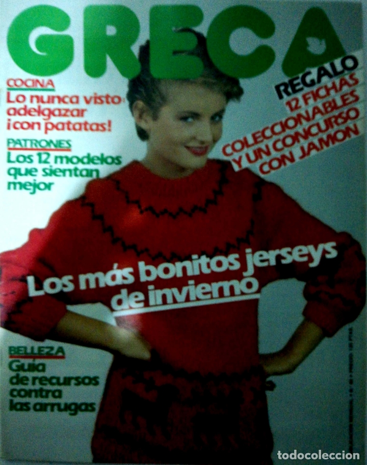 Collezionismo di Riviste e Giornali: REVISTA. GRECA. N&ordm; 66. BELLEZA. COCINA. LOS MAS BONITOS JERSEYS DE INVIERNO. EDITA SARPE. LEER.