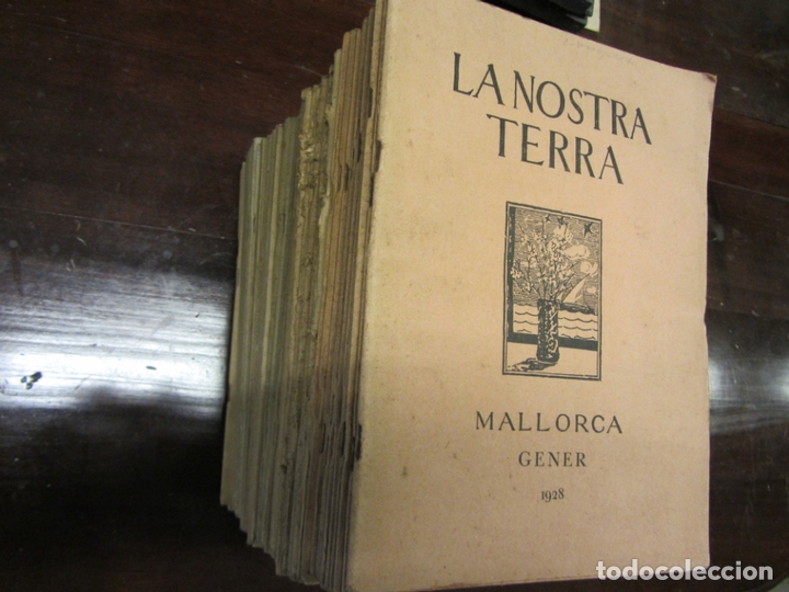 Collectionnisme de Revues et Journaux: la nostra terra, mallorca, revista 1928 a 1936 edici&oacute;n original