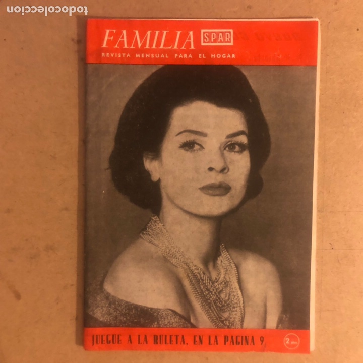 Coleccionismo de revistas y peri&oacute;dicos: FAMILIA SPAR N&deg;42 (OCTUBRE , 1963). SENTA BERGER, LA VERBENA DE LA PALOMA . REVISTA MENSUAL PARA EL