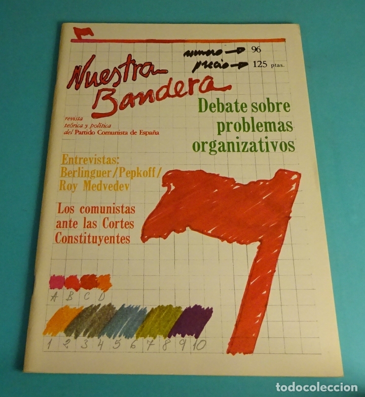 Collezionismo di Riviste e Giornali: NUESTRA BANDERA. REVISTA TE&Oacute;RICA Y POL&Iacute;TICA DEL PARTIDO COMUNISTA DE ESPA&Ntilde;A. N&ordm; 96. 1978