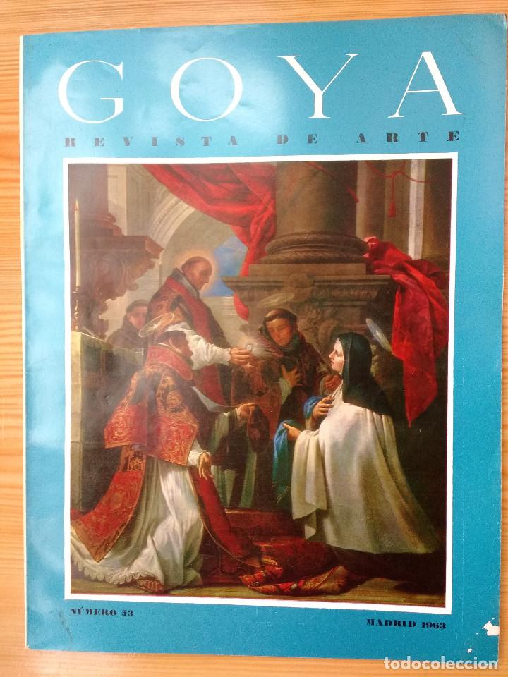 Colecionismo de Revistas e Jornais: GOYA REVISTA DE ARTE N&ordm; 53-1963