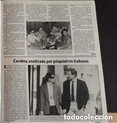 Collectionnisme de Revues et Journaux: CHARO LOPEZ EN BUENOS AIRES CAROLINA DE MONACO
