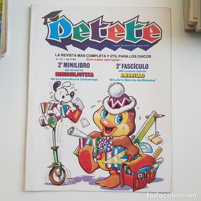 Coleccionismo de Revistas y Peri&oacute;dicos: REVISTA PETETE, A&Ntilde;O I N&ordm; 37, ED. P.T.T., A&Ntilde;O 1982,SIN SUPLEMENTOS,LEER DESCRIPCI&Oacute;N,BUEN ESTADO