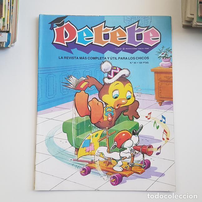 Coleccionismo de Revistas y Peri&oacute;dicos: REVISTA PETETE, A&Ntilde;O I N&ordm; 45, ED. P.T.T., A&Ntilde;O 1982, SIN SUPLEMENTO,LEER DESCRIPCI&Oacute;N