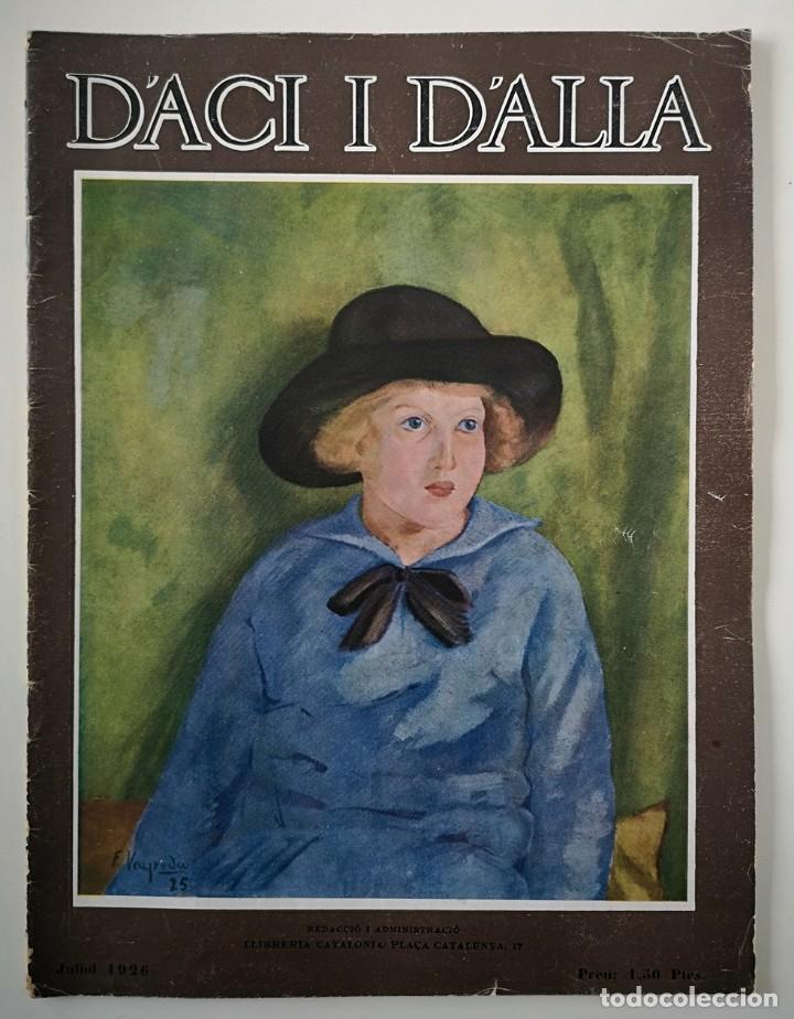 Collectionnisme de Revues et Journaux: D'AC&Iacute;  I  D'ALL&Agrave;  N&ordm;.-103  Juliol  1926  portada. F. Vayreda