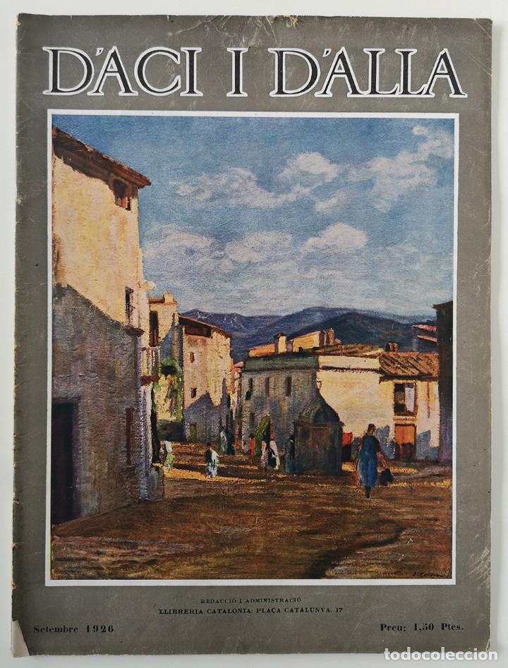 Collectionnisme de Revues et Journaux: D'AC&Iacute;  I  D'ALL&Agrave;  N&ordm;.-105 Setembre  1926  portada. J. Colom