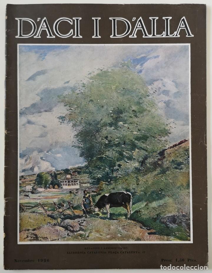 Collectionnisme de Revues et Journaux: D'AC&Iacute;  I  D'ALL&Agrave;  N&ordm;.-107   Novembre 1926  portada. Ignasi Mallol