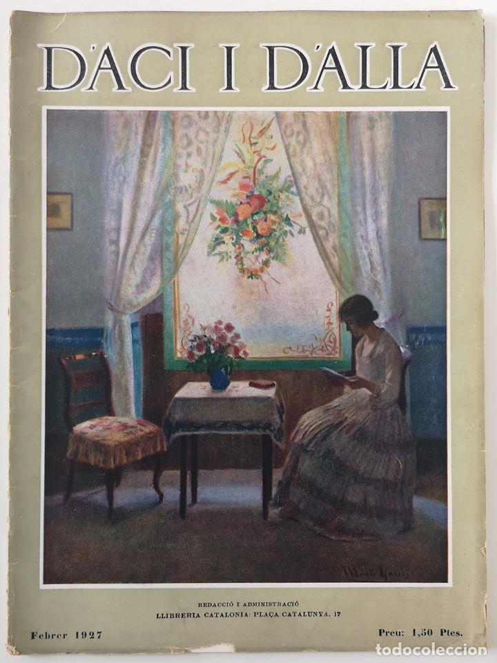Collectionnisme de Revues et Journaux: D'AC&Iacute;  I  D'ALL&Agrave;  N&ordm;.-110  Febrer 1927  portada. Mart&iacute; Garc&eacute;s