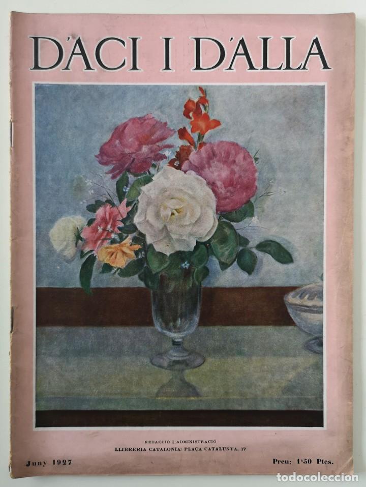 Collectionnisme de Revues et Journaux: D'AC&Iacute;  I  D'ALL&Agrave;  N&ordm;.-114   Juny 1927  portada. Marian Espinal