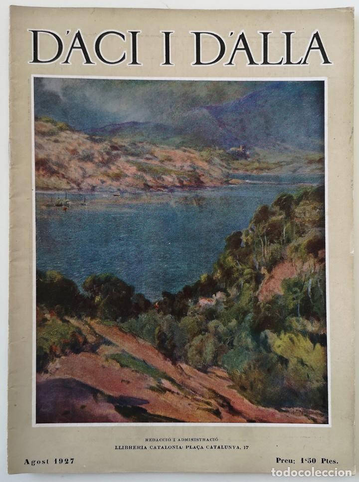 Collectionnisme de Revues et Journaux: D'AC&Iacute;  I  D'ALL&Agrave;  N&ordm;.-116  Agost 1927  portada. Eliseu Meifren