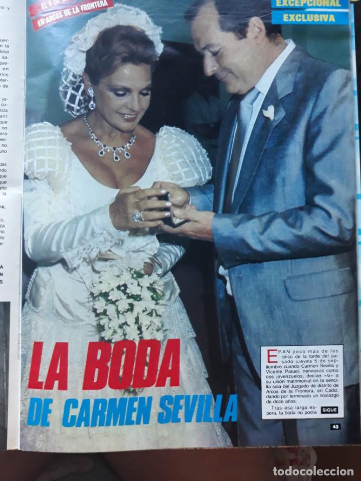 Coleccionismo de Revistas y Peri&oacute;dicos: LA BODA DE CARMEN SEVILLA Y VICENTE PATUEL
