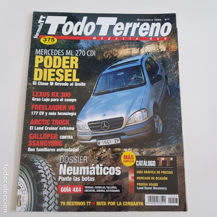 Coleccionismo de revistas y peri&oacute;dicos: Todo terreno. N&ordm;7. Noviembre 2000. Mercedes ML 270 CDI. PODER DI&Eacute;SEL. Tdkr66