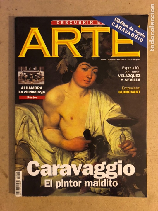Coleccionismo de revistas y peri&oacute;dicos: DESCUBRIR EL ARTE N&deg; 8. CARAVAGGIO (EL PINTOR MALDITO), VEL&Aacute;ZQUEZ Y SEVILLA, POSTER ALHAMBRA
