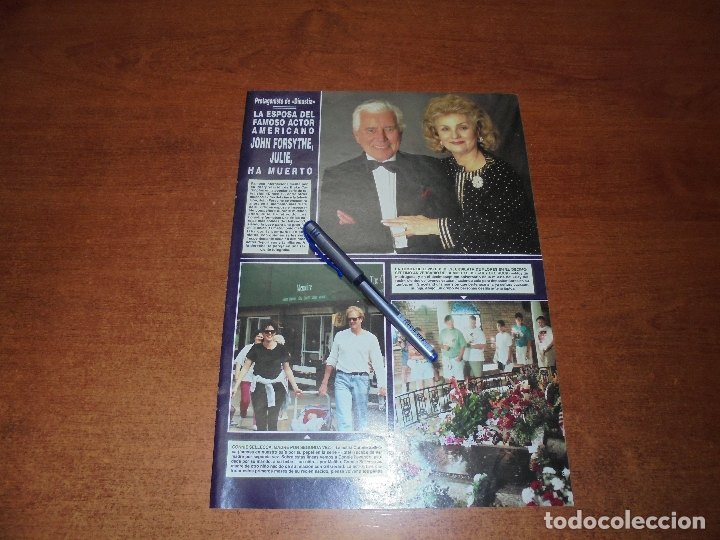 Coleccionismo de revistas y peri&oacute;dicos: RETAL 1994: JOHN FORSYTHE (DINASTIA). CONNIE SELLECA (SERIE HOTEL). ELVIS PRESLEY ANIVERSARIO.