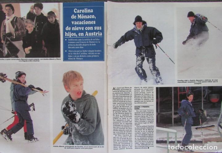 Coleccionismo de Revistas y Peri&oacute;dicos: RECORTE REVISTA SEMANA N&ordm; 2925 1996 CAROLINA DE MONACO, ESTEFANIA DE MONACO