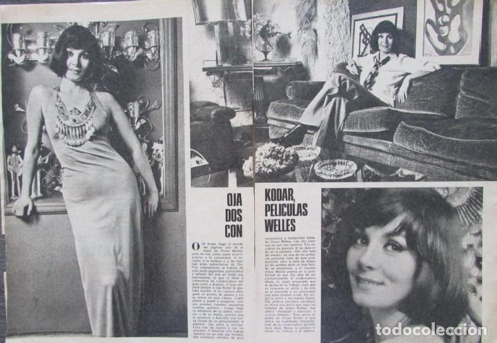 Coleccionismo de Revistas y Peri&oacute;dicos: RECORTE REVISTA LOS DOMINGOS DEL ABC 1975. OJA KODAR. PORTADA Y 2 PGS