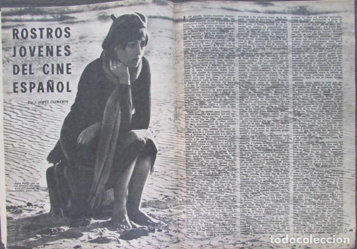 Coleccionismo de Revistas y Peri&oacute;dicos: RECORTE REVISTA LOS DOMINGOS DEL ABC 1970 JULIA PE&Ntilde;A, TERESA RABAL, ELSA BAEZA, MARIA LUISA SAN JOSE