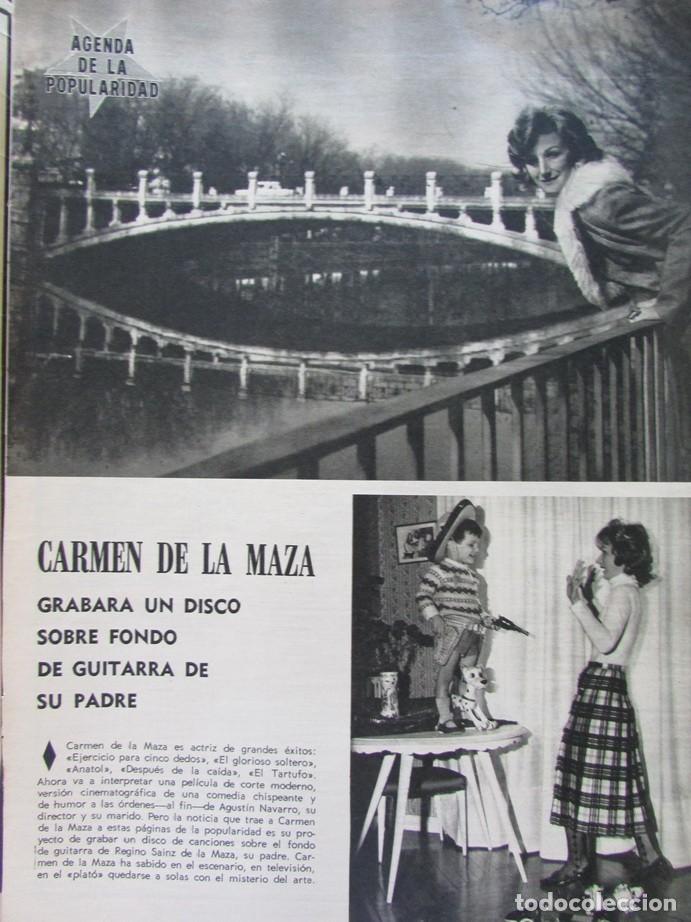 Coleccionismo de Revistas y Peri&oacute;dicos: RECORTE REVISTA LOS DOMINGOS DEL ABC 1971 CARMEN DE LA MAZA