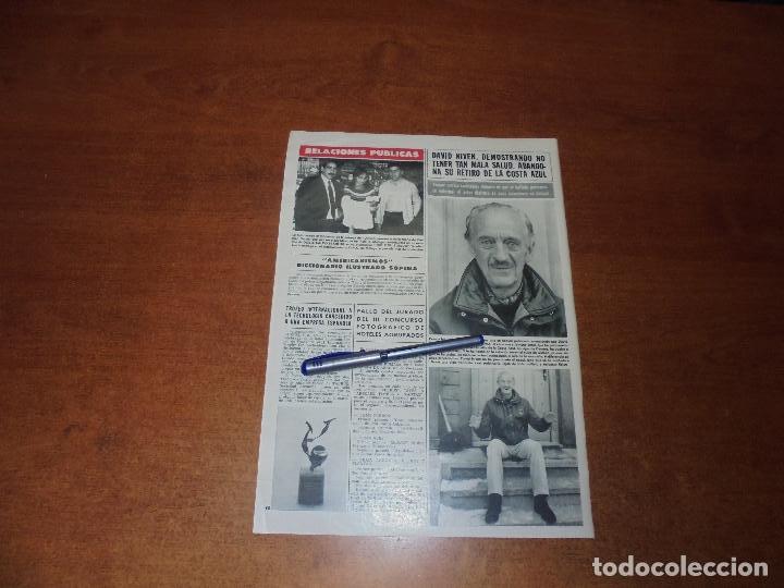 Coleccionismo de Revistas y Peri&oacute;dicos: RETAL 1983: DAVID NIVEN. M&Aacute;LAGA, PREMIO DOBLE SUELDO ESTARLUX. TAURUS, TROFEO A LA TECNOLOG&Iacute;A