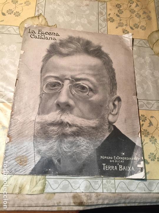 Coleccionismo de Revistas y Peri&oacute;dicos: Antigua revista la escena Catalana Terra Baixa &Aacute;ngel Guimer&aacute;  a&ntilde;o 1908
