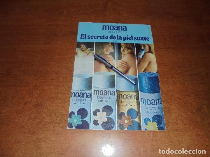 Sammeln von Zeitschriften und Zeitungen: PUBLICIDAD PRENSA 1975: MOANA BOUQUET DE PUIG