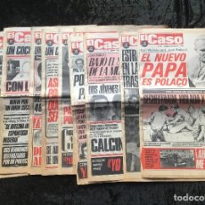 Coleccionismo de Revistas y Periódicos: SEMANARIO POPULAR - EL CASO - 1978 - 10 NUMEROS. Lote 169112084