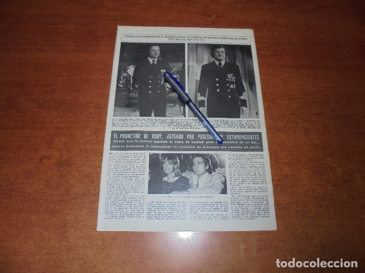 Coleccionismo de Revistas y Peri&oacute;dicos: RETAL 1975: DOBLE DEL REY DE SUECIA - ROMY SCHNEIDER. VERA LYNN.