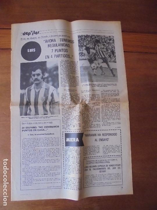 Coleccionismo de Revistas y Peri&oacute;dicos: RETAL 1975: AT. MADRID - OVIEDO. LAGUNA. G&Aacute;RATE. BOXEO: JOS&Eacute; DUR&Aacute;N. CINE: CANCIONES DE NUESTRA VIDA