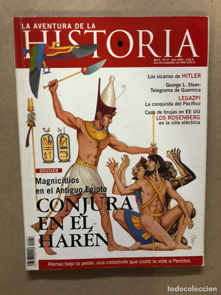 Coleccionismo de revistas y peri&oacute;dicos: LA AVENTURA DE LA HISTORIA N&deg;57. DOSSIER: MAGNICIDIOS ANTIGUO EGIPTO, SICARIOS DE HITLER