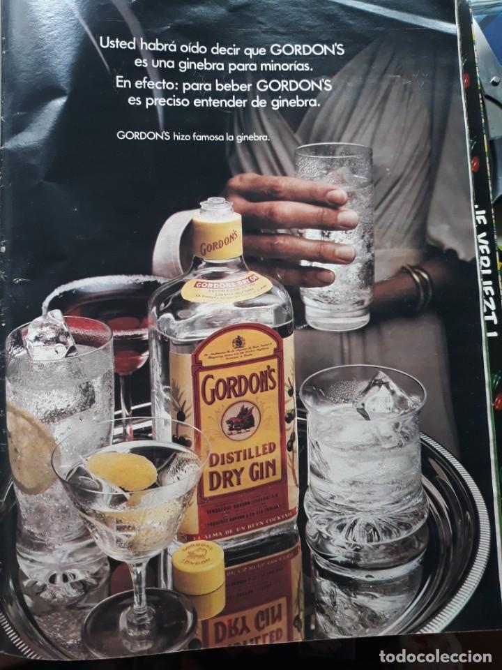 Coleccionismo de revistas y peri&oacute;dicos: anuncio GIN GINEBRA GORDONS