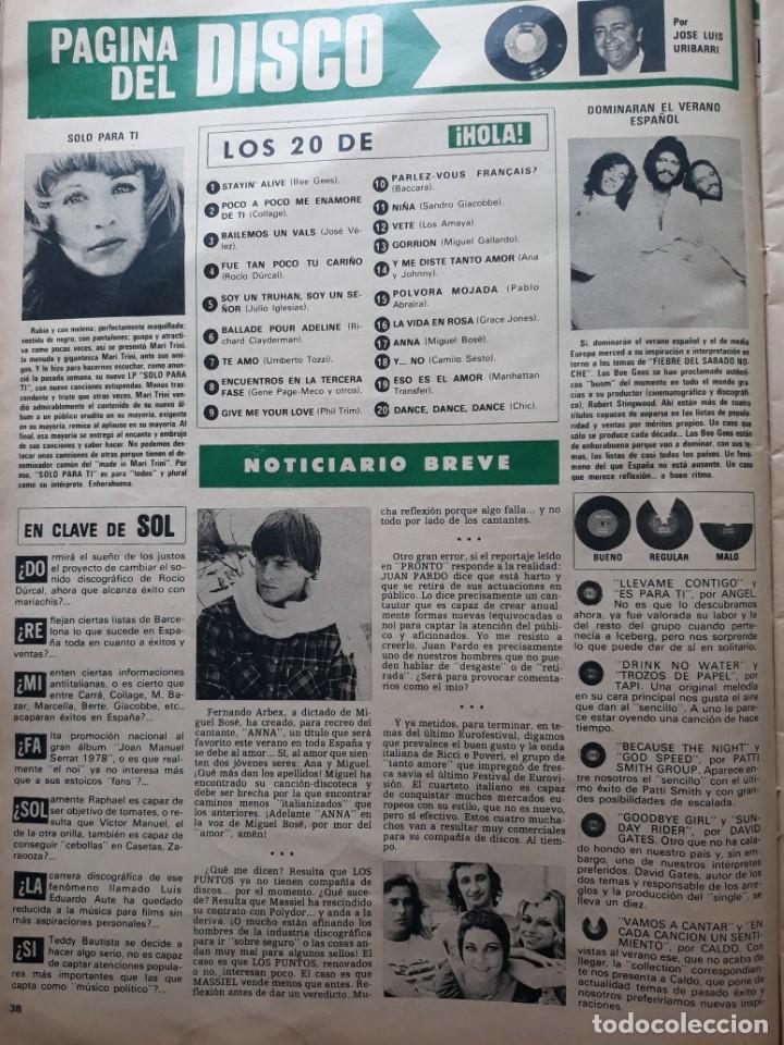 Coleccionismo de Revistas y Peri&oacute;dicos: RICCI E POVERI MIGUEL BOSE MARI TRINI BEE GEES