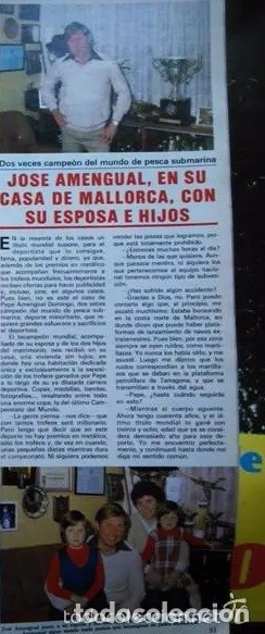 Collectionnisme de Revues et Journaux: recorte JOSE AMENGUAL