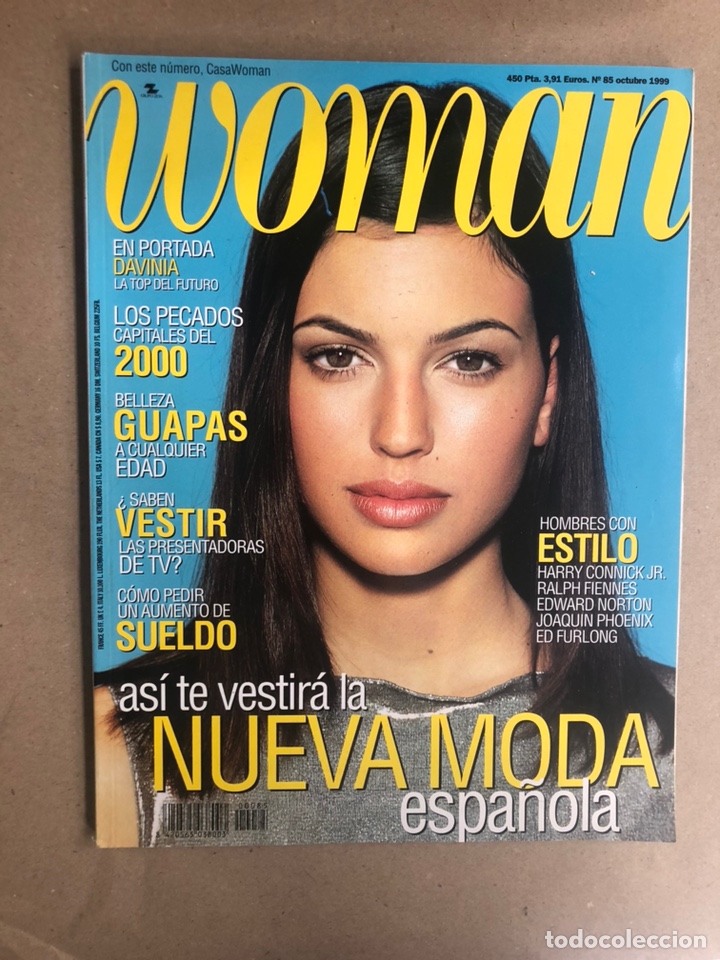 Collectionnisme de Revues et Journaux: WOMAN N&deg; 85 (OCTUBRE, 1999). DAVINIA PELEGR&Iacute;N, EDWARD NORTON, JOAQUIN PHOENIX, TOM FORD,...