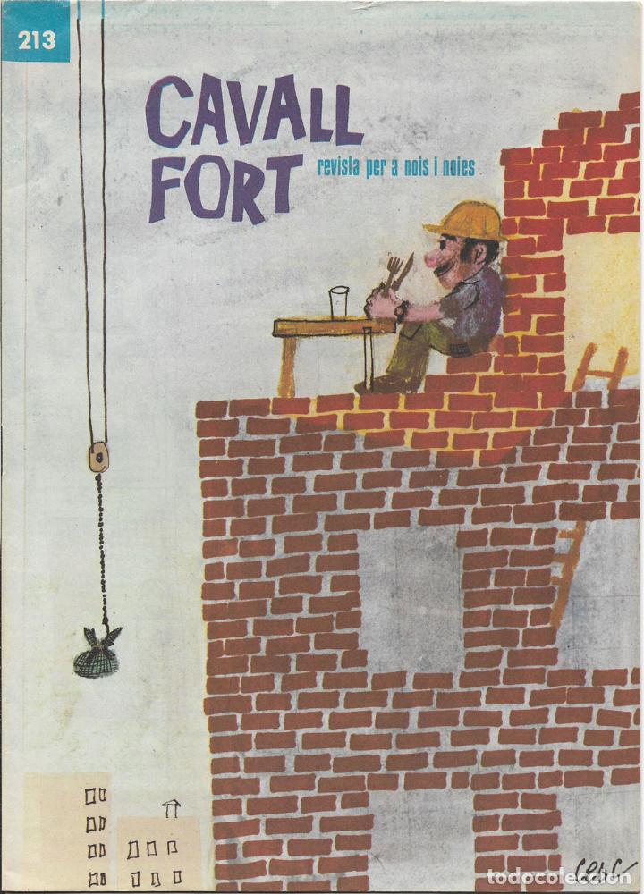 Collection Magazines and Newspapers: REVISTA PER A NOIS I NOIES, CAVALL FORT N&ordm; 213 - PORTADA PER CESC